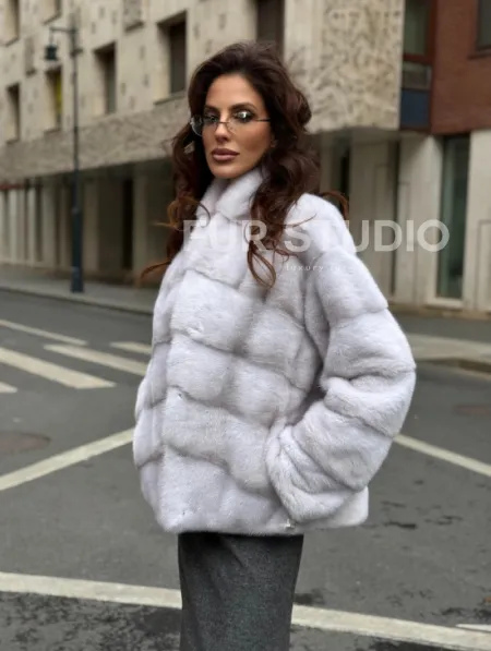 Шуба норковая - короткий жакет - фото 9