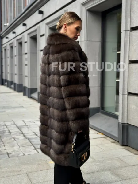 Шуба из соболиного меха - фото 14