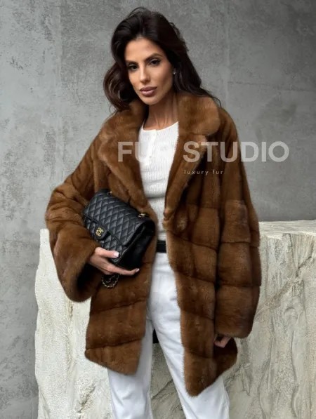 Полушубок норковый - автоледи - фото 6