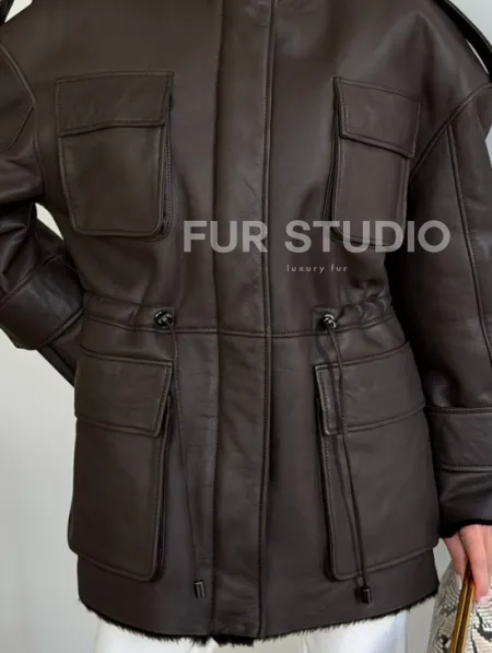 Молодёжная куртка - дублёнка - фото 1