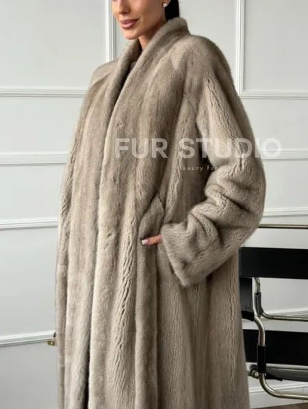 Норковая шуба - фото 1