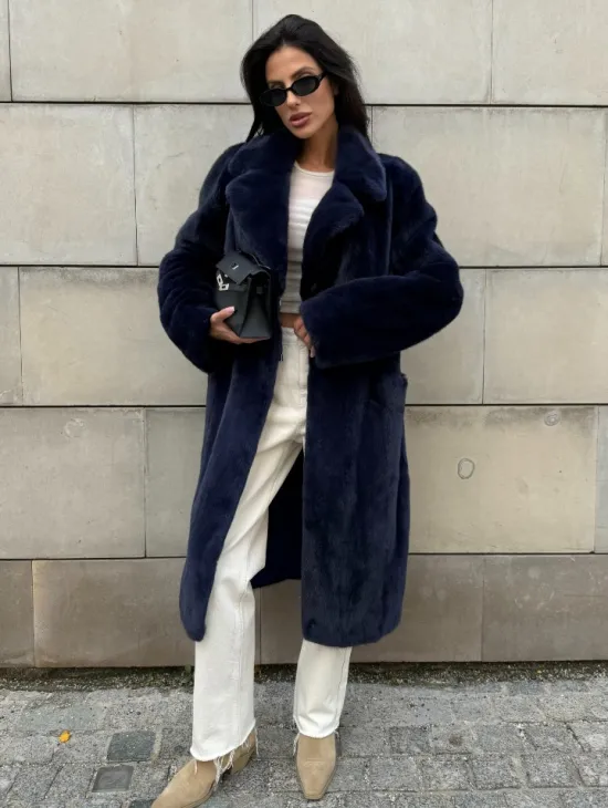 Норковая шуба цельный мех Saga furs - фото 0