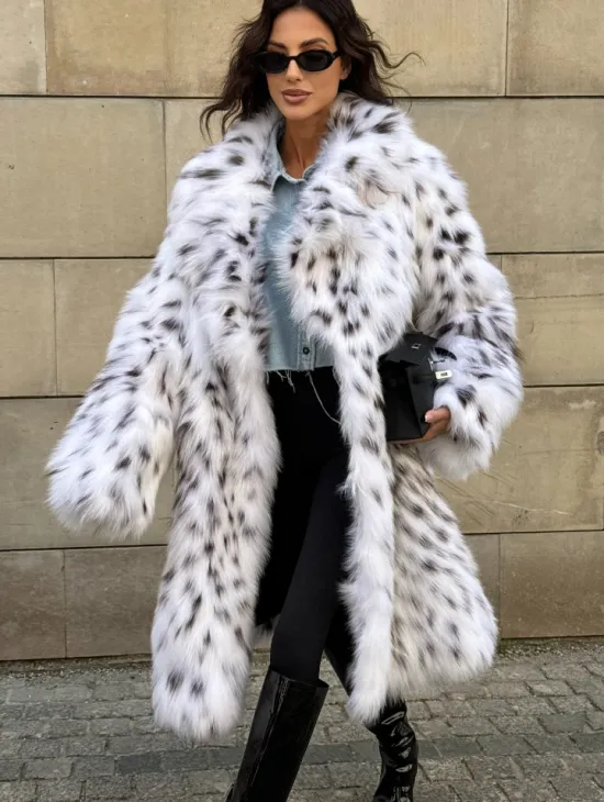 Шуба из меха лисы под рысь ручная работа Trend 2024 - фото 10