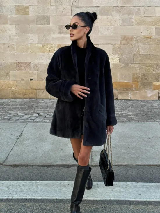 Шуба (жакет) из меха норки KOPENGAGEN FUR - фото 11