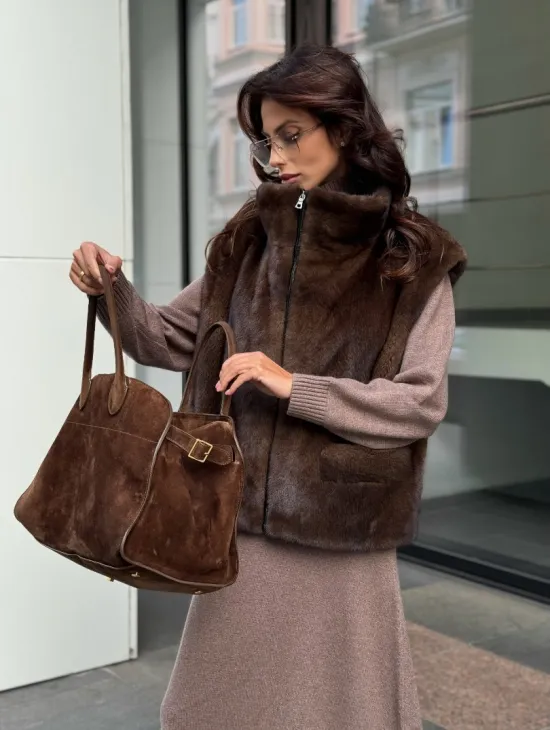 Жилет из норки - фото 6