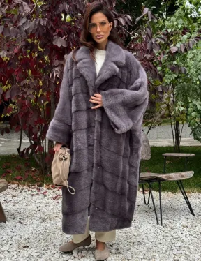 Норковая шуба оверсайз - фото 3