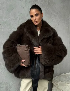Шуба из песца под соболь - фото 8