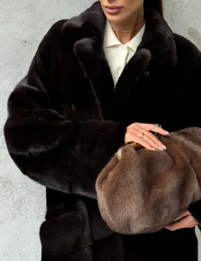 Натуральная норковая шуба - фото 2