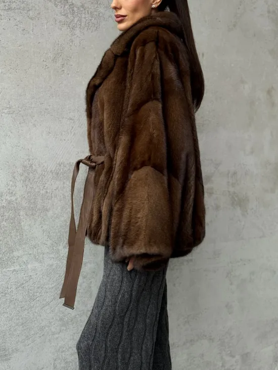 Шуба норковая оверсайз - фото 4