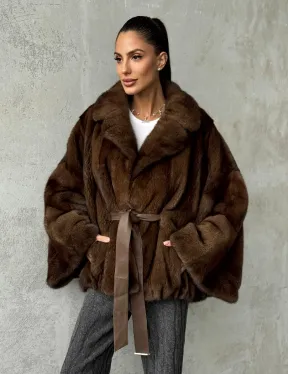 Шуба норковая оверсайз - фото 7