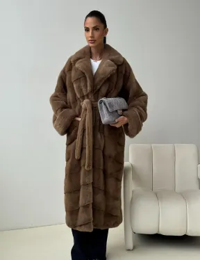 Норковая шуба - кимоно - фото 10