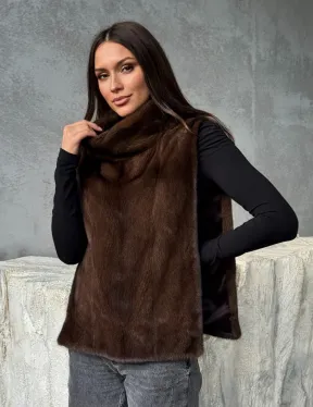 Манишка для женщин - норковая - фото 3