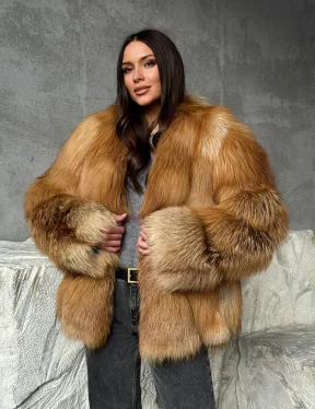 Шуба из лисы - фото 5