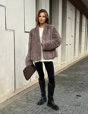 Кроп-топ шуба норковая - фото 13