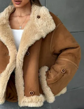 Дубленка - куртка двухсторонняя - фото 4