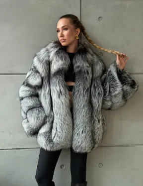 Шуба из чернобурки - фото 10