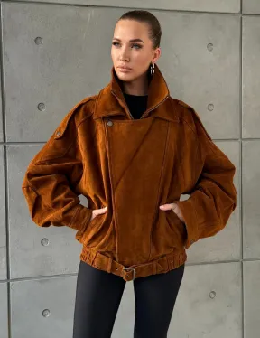 Замшевая куртка-косуха - фото 9