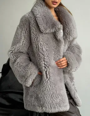 Полушубок из овчины - фото 4