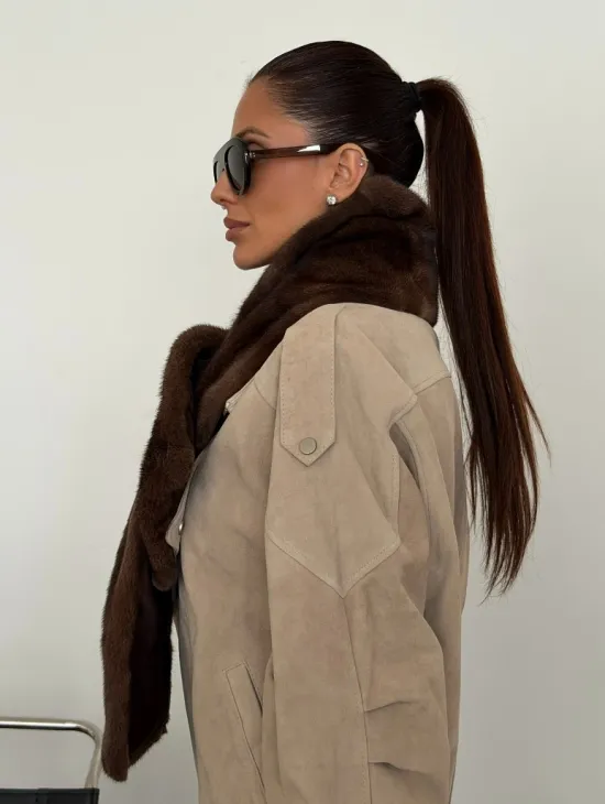 Шарф из меха норки - фото 9