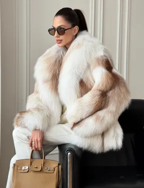 Шуба из меха Marble fox PREMIUM COLLECTION - фото 8