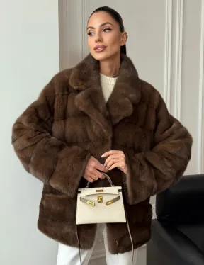 Норковый полушубок - фото 5