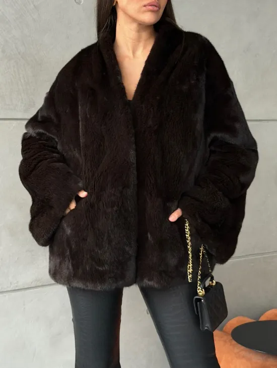 Полушубок норковый SAGA FURS - Winter 2026 - фото 2