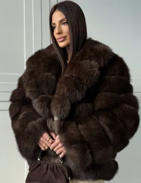 Полушубок из песца 