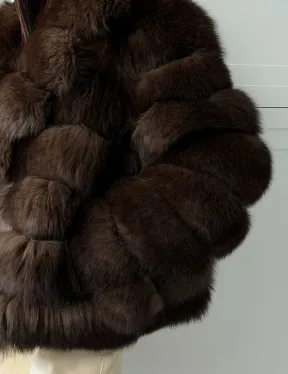 Полушубок из песца 