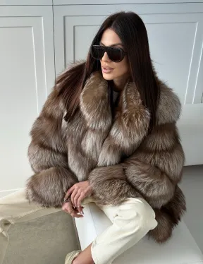 Полушубок из финской лисы - фото 5