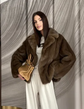 Жакет норковый под соболь - фото 13