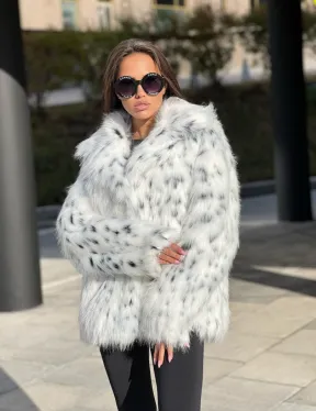 Полушубок из экомеха - фото 0