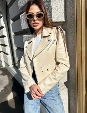 Куртка - косуха из натуральной кожи - фото 1