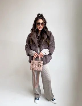 Шуба из меха норки автоледи - фото 3