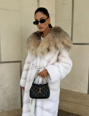 Норка кимоно с капюшоном рысь - фото 9